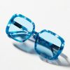 * Cheap Anna Sui Square Sunglasses Turquoise | Sunglasses