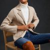 * Flash Sale By Anthropologie Sweater Blazer Neutral | Blazers