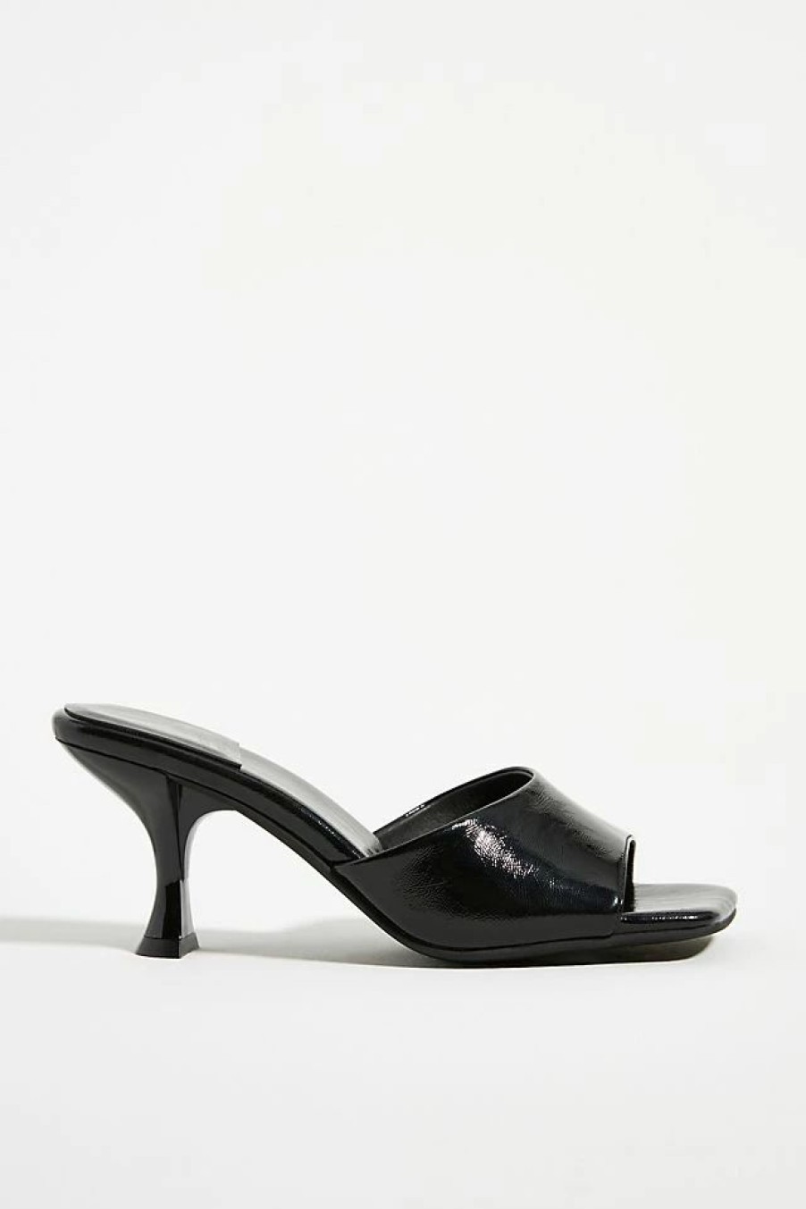 * Best Deal Jeffrey Campbell Square-Toe Mule Black | Resort & Vacation Sandals