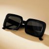 * Wholesale By Anthropologie Oversized Square Sunglasses Black | Sunglasses