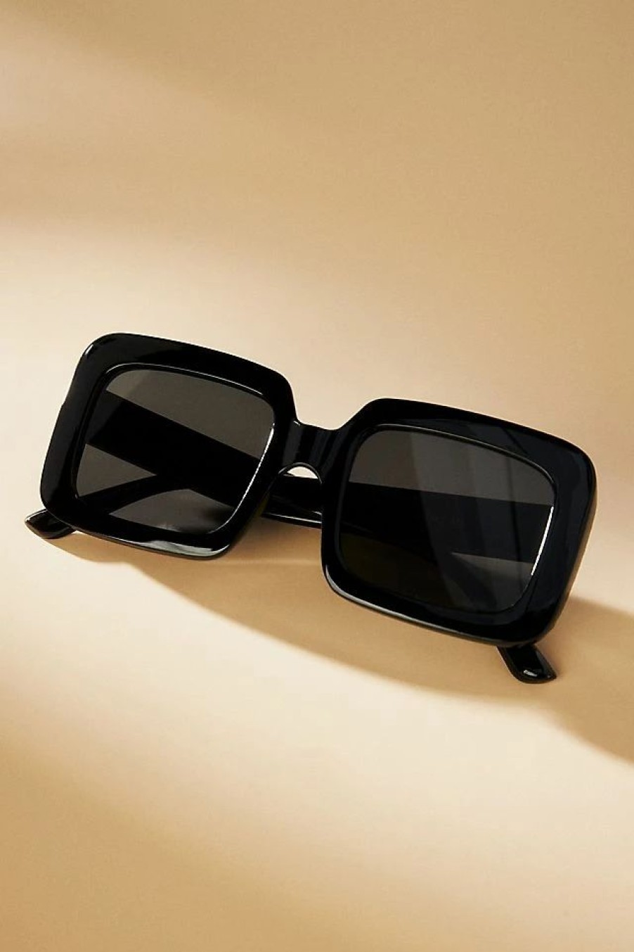 * Wholesale By Anthropologie Oversized Square Sunglasses Black | Sunglasses