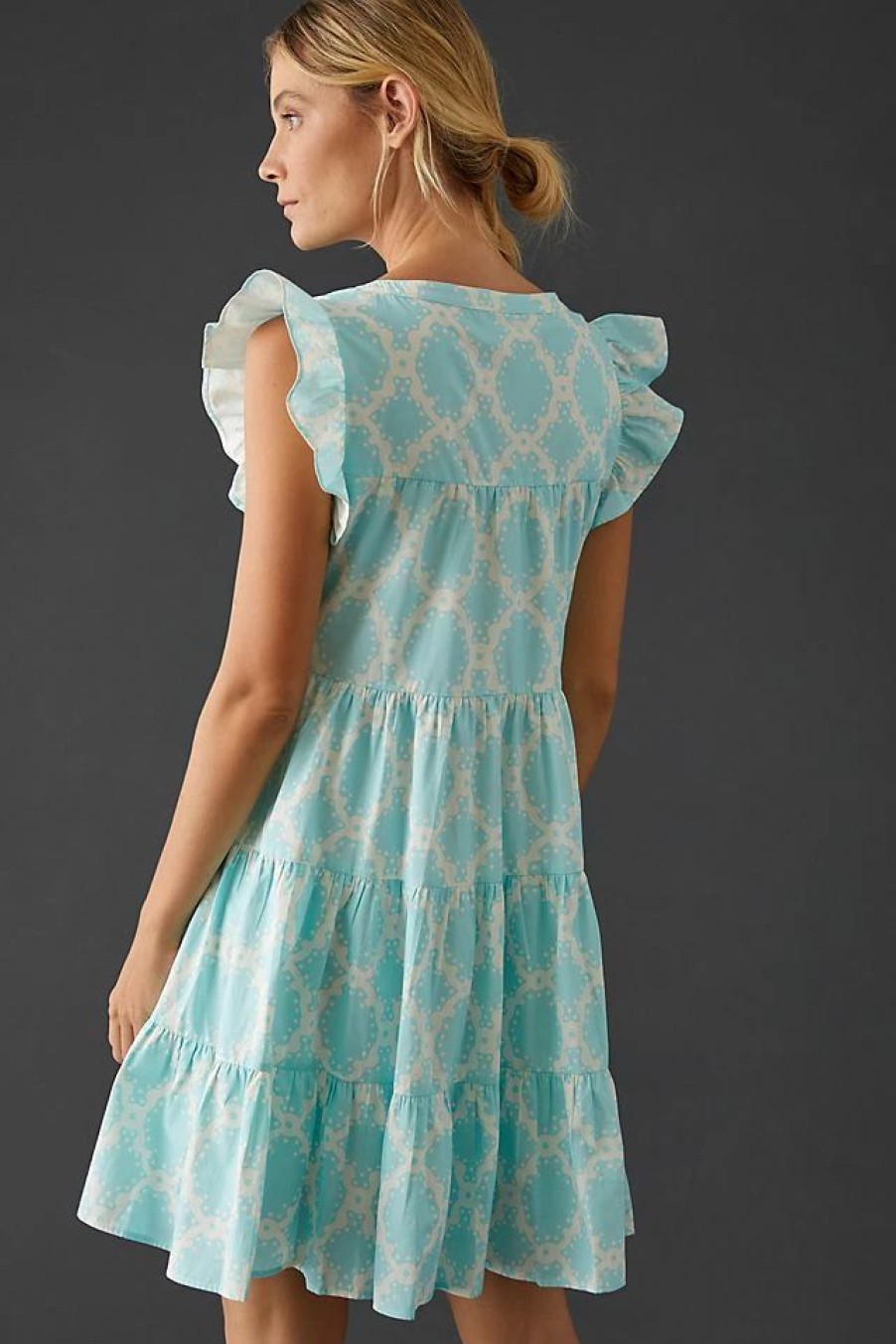 * Top 10 Roller Rabbit Tezza Pippa Dress Sky | Cover-Ups