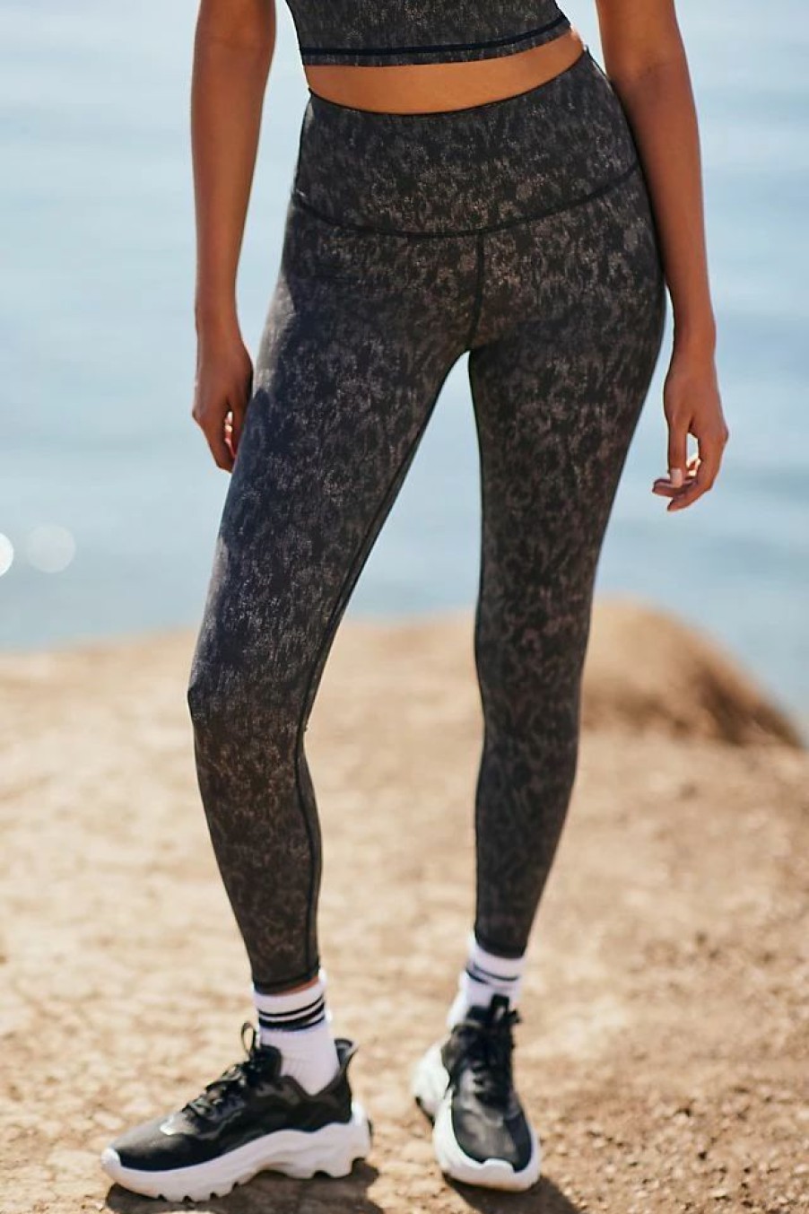 * Budget Varley Let'S Go High-Rise Leggings Dark Grey | Leggings & Bottoms